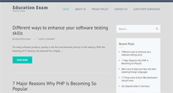 Desktop Screenshot of edu-exam.net